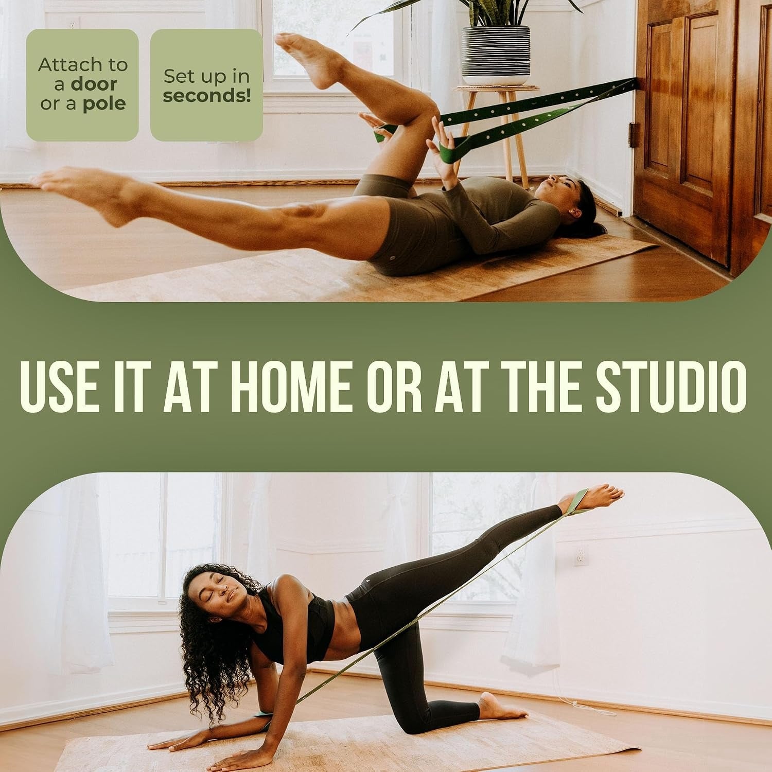 Fabric Multi-Loop Workout Resistance Bands