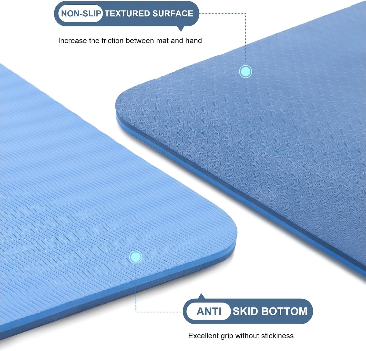 TPE Non Slip Extra Thick Yoga Mat