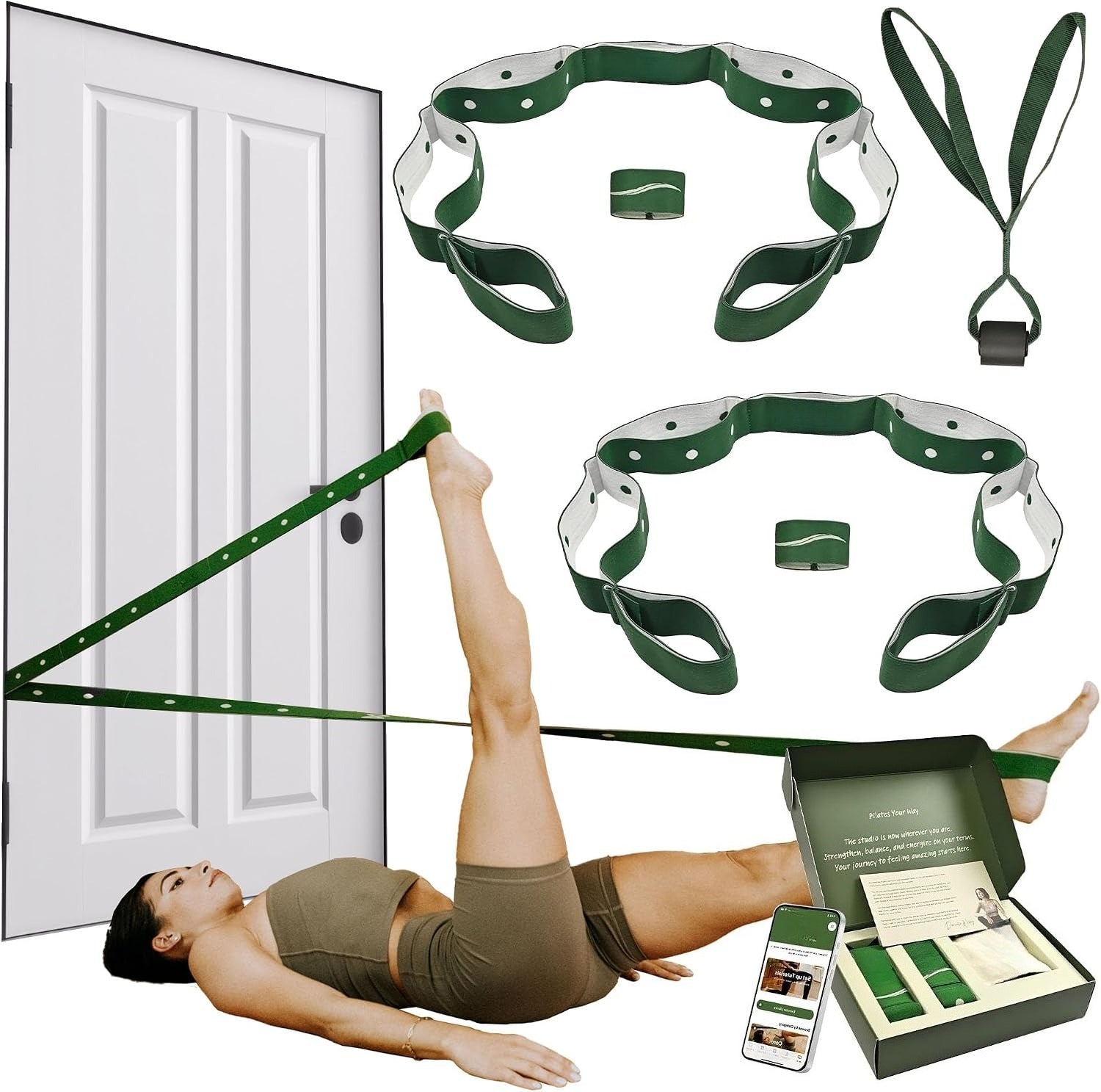 Fabric Multi-Loop Workout Resistance Bands