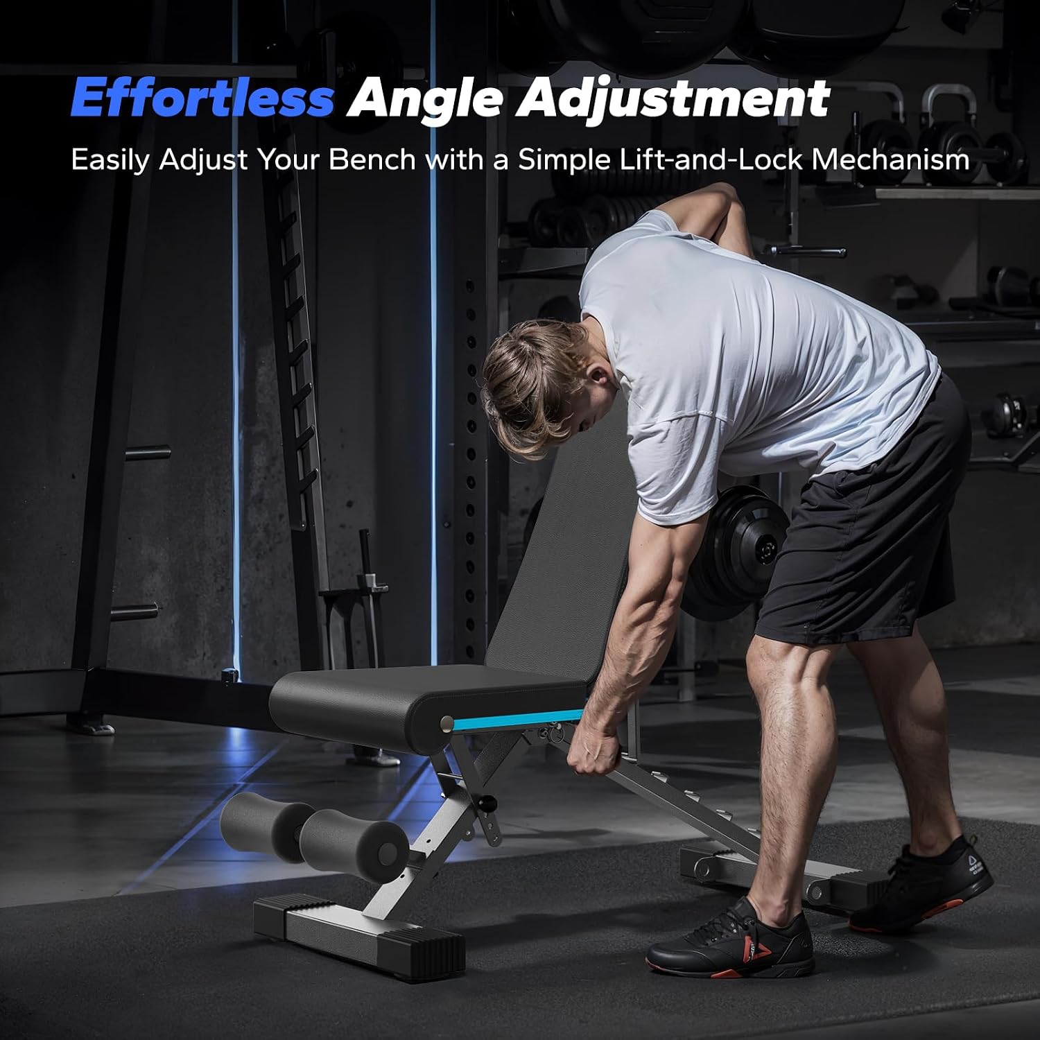990LBS Foldable Adjustable Weight Bench