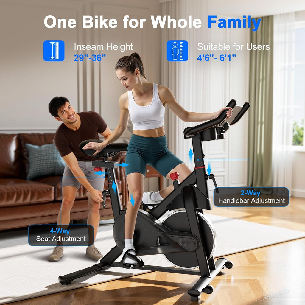 Magnetic Indoor Cycling Stationary Bike 300LBS