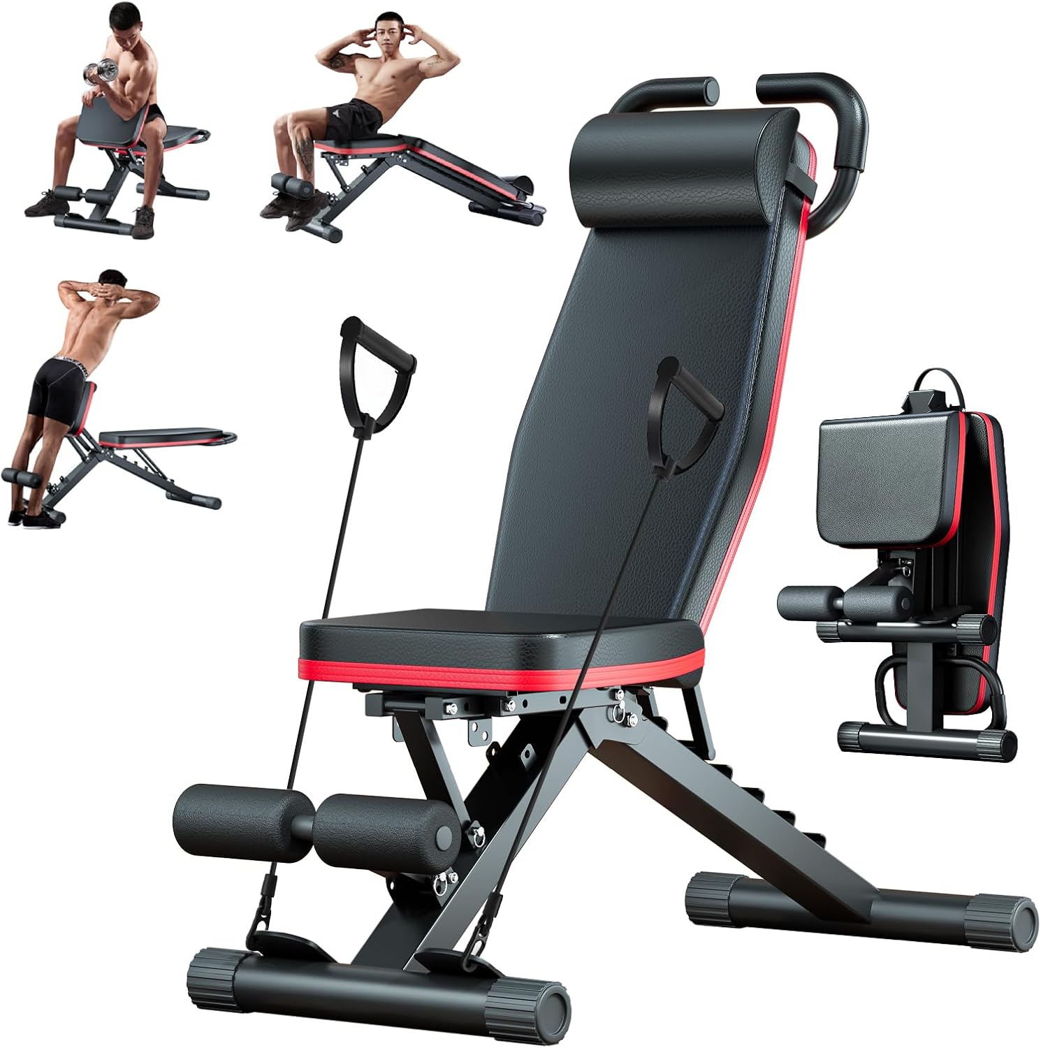 Adjustable Foldable Weight Bench with Leg Extension