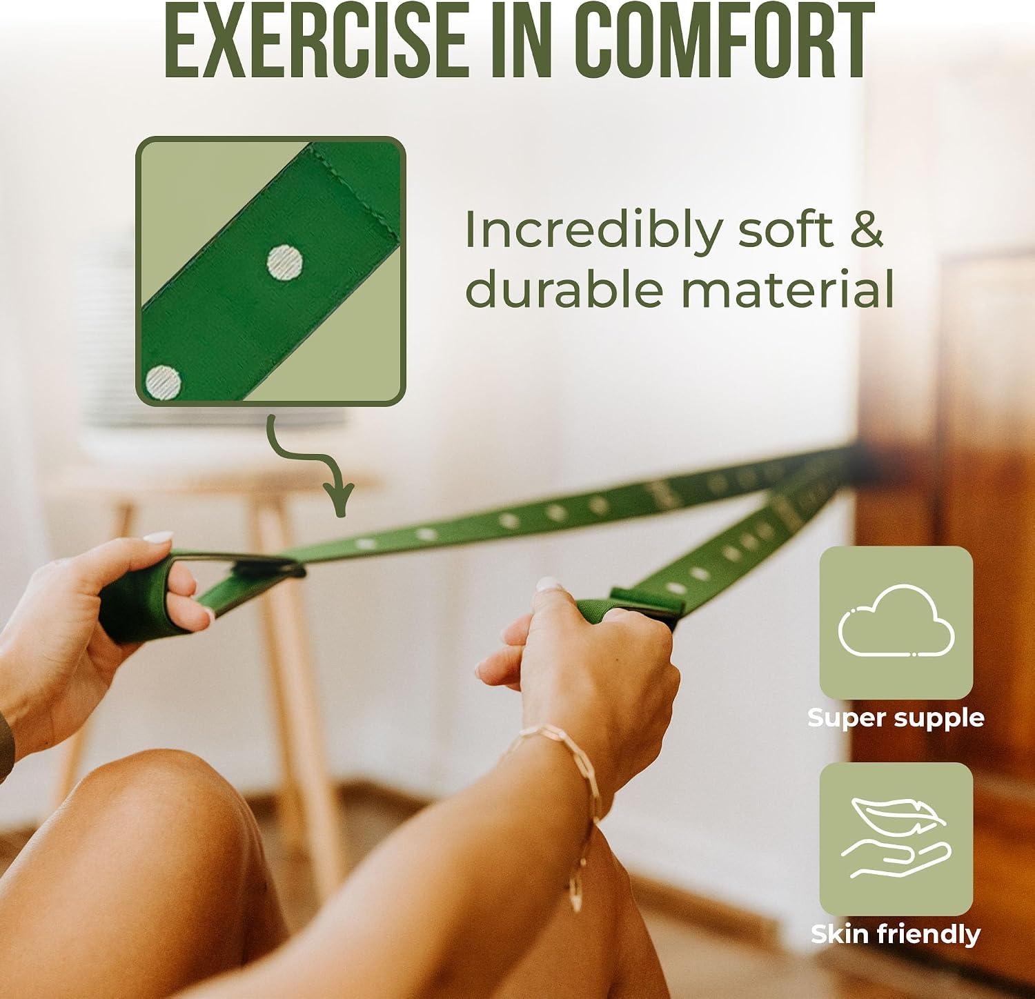 Fabric Multi-Loop Workout Resistance Bands