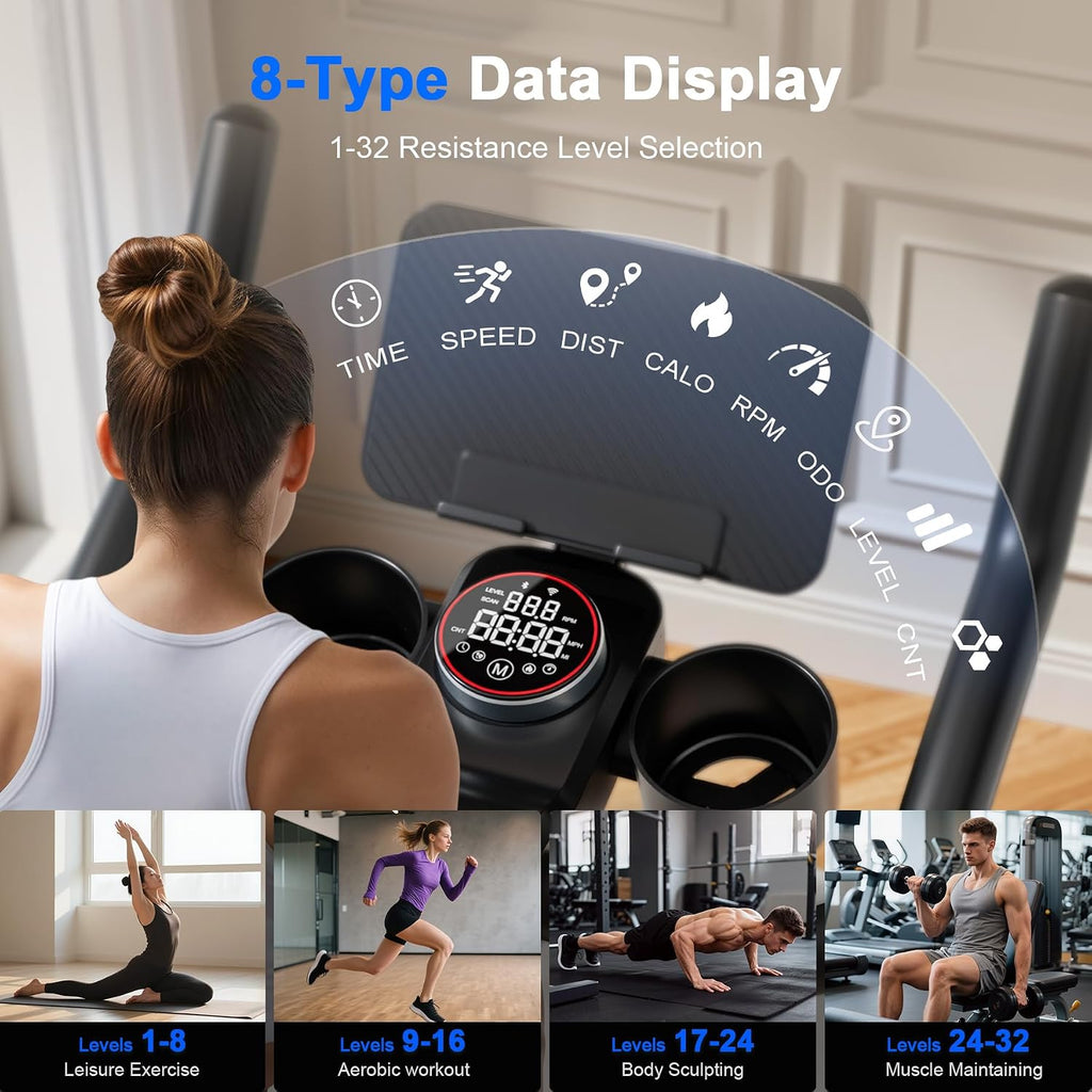 Magnetic Indoor Cycling Stationary Bike 300LBS