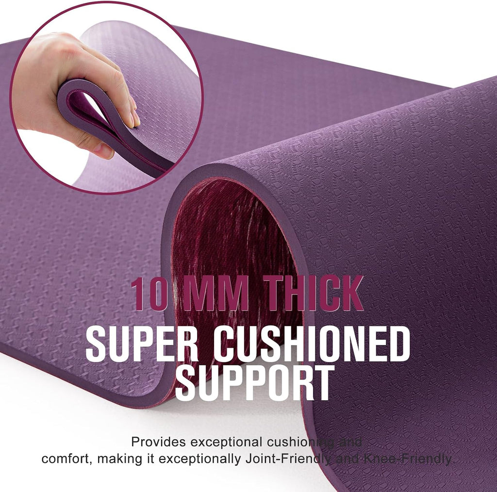 Eco Non Slip Extra Thick Yoga Mat