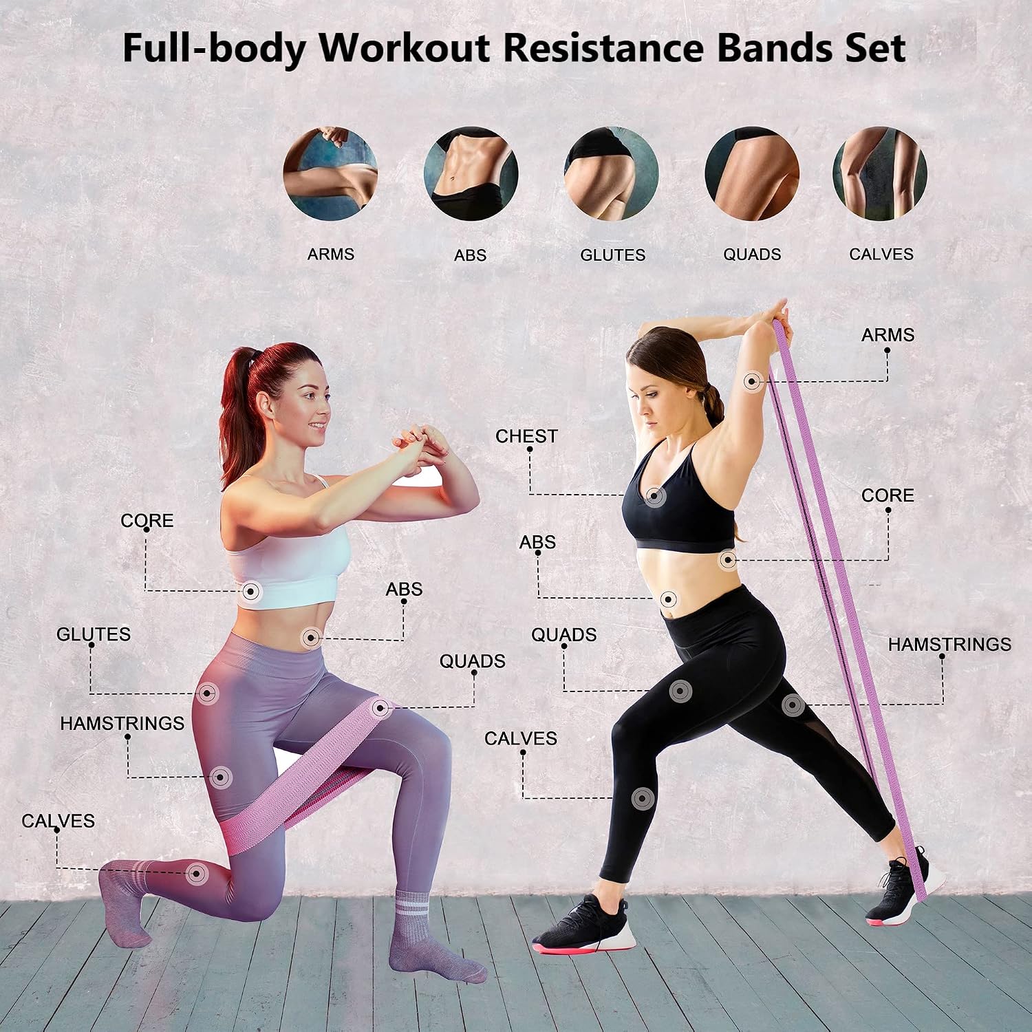 Fabric Workout Resistance Booty Bands