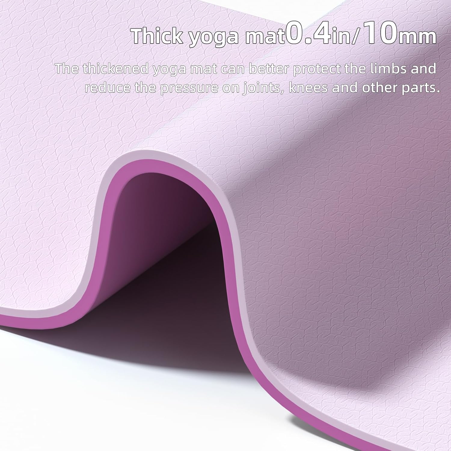 Non Slip Thick Yoga Mat with Carry Strap