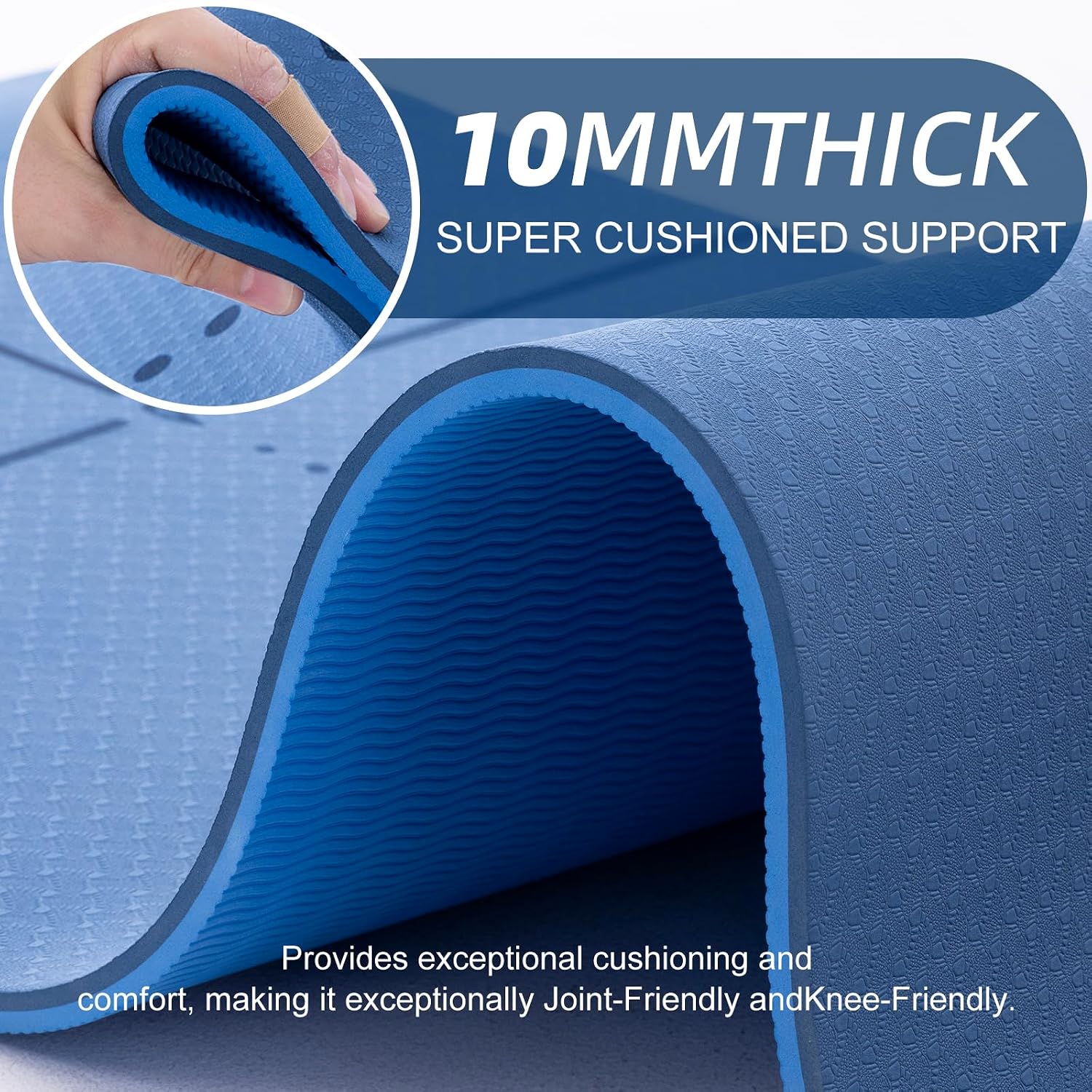 TPE Non Slip Extra Thick Yoga Mat