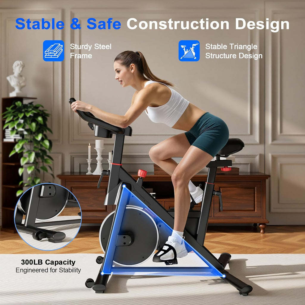 Magnetic Indoor Cycling Stationary Bike 300LBS