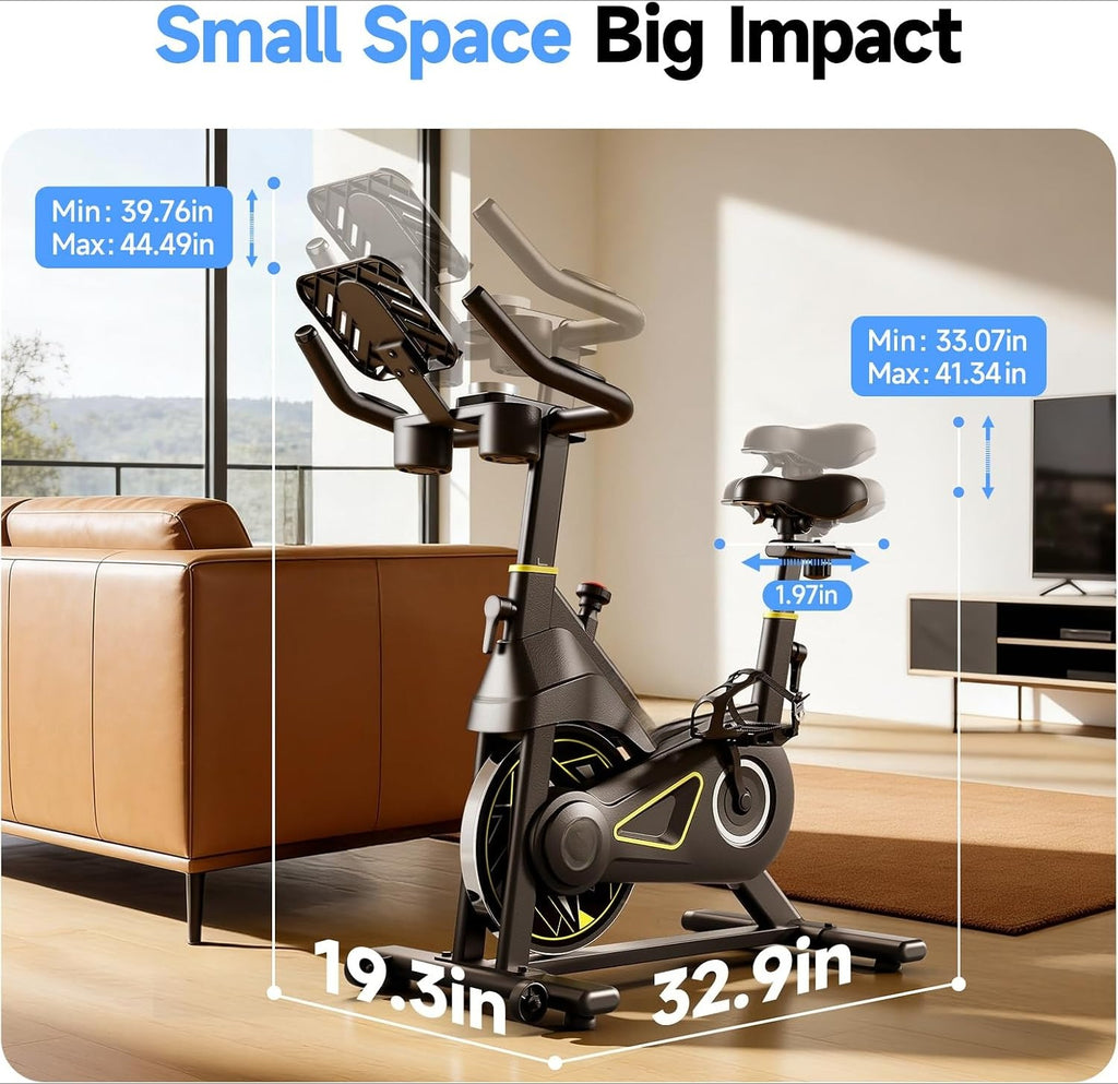 Magnetic Adjustable Exercise Bike 330LBS