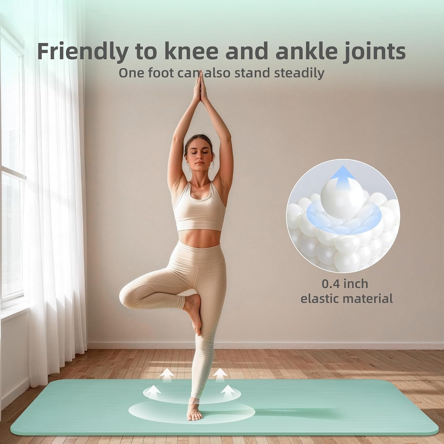 Wide Extra Thick Non Slip Yoga Mat