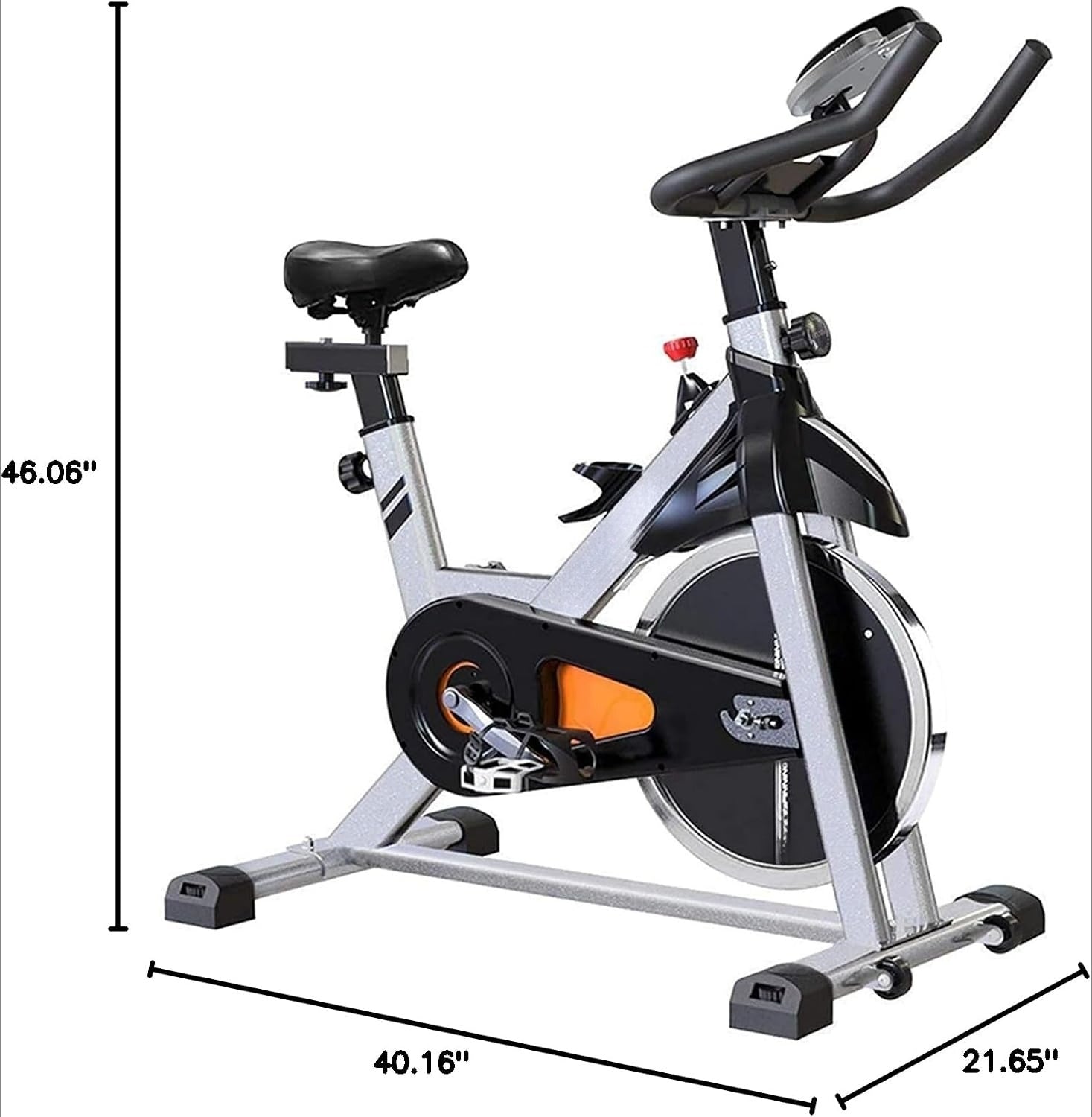 Magnetic Stationary Exercise Bike with App Support
