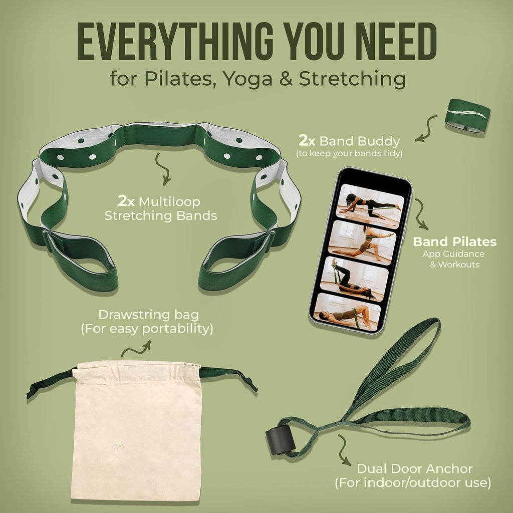 Fabric Multi-Loop Workout Resistance Bands