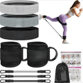 Fabric Ankle Booty Resistance Bands Set