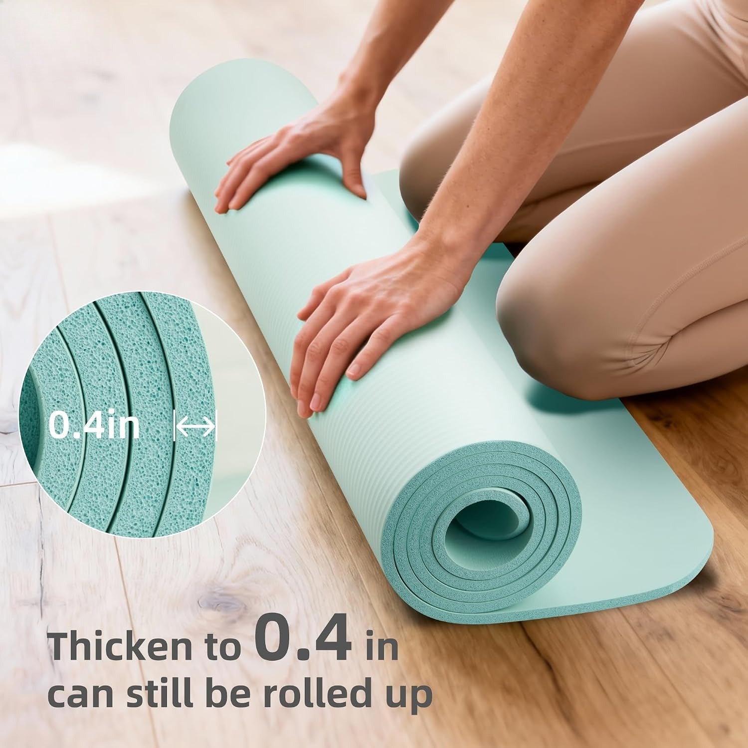 Wide Extra Thick Non Slip Yoga Mat