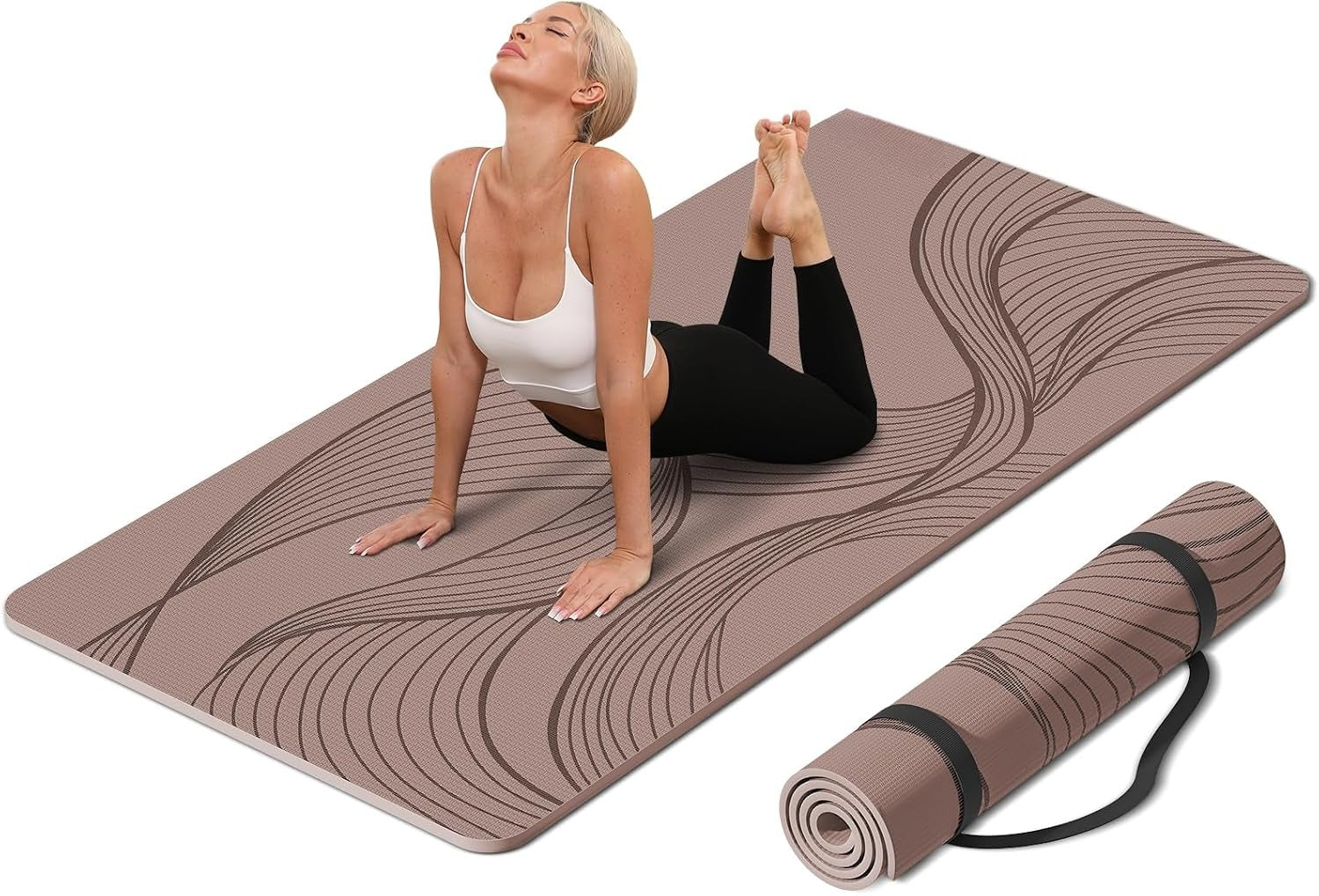 Large Extra Wide Non Slip Yoga Mat