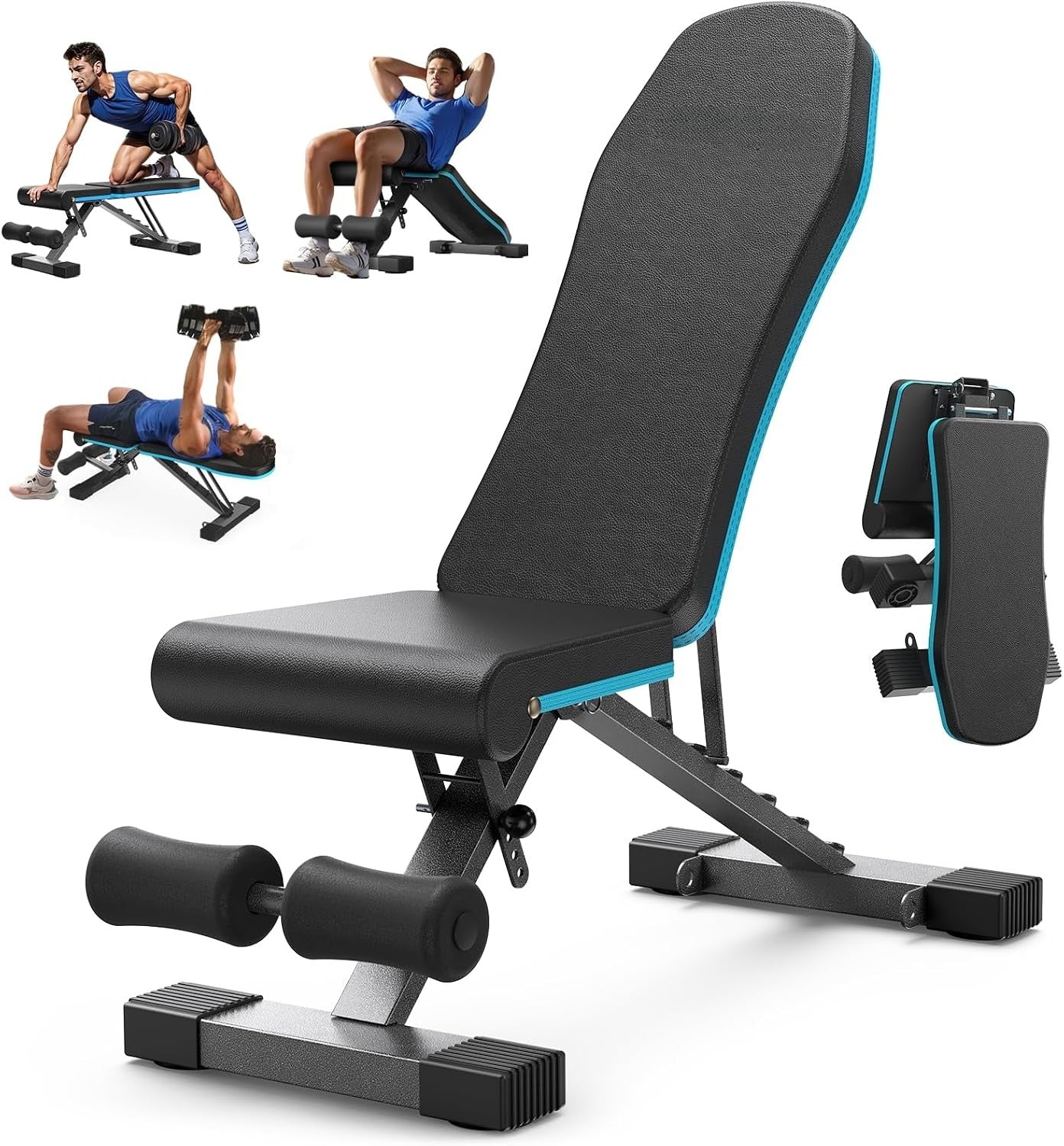 990LBS Foldable Adjustable Weight Bench