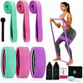 12PCS Fabric Workout Resistance Bands Set
