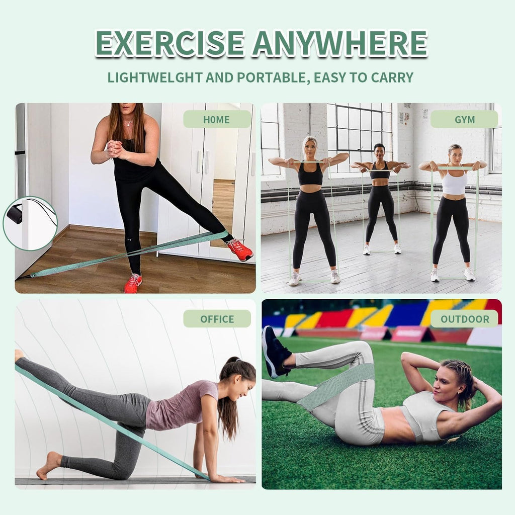 9PCS Fabric Non-Slip Booty Bands Set